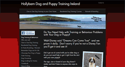 Desktop Screenshot of hollybarndogtraining.com